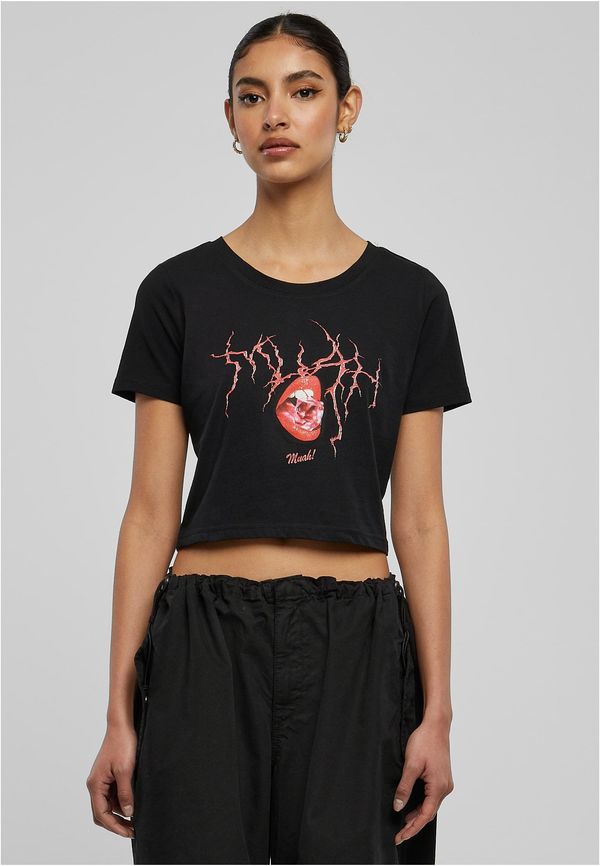 Miss Tee Black Muah Cropped Tee T-Shirt