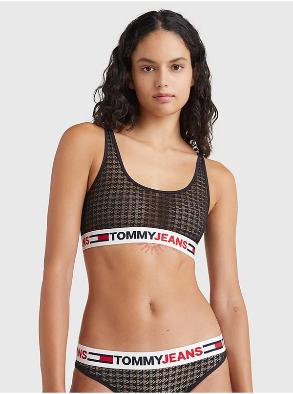 Tommy Hilfiger Black patterned bra Tommy Jeans - Women