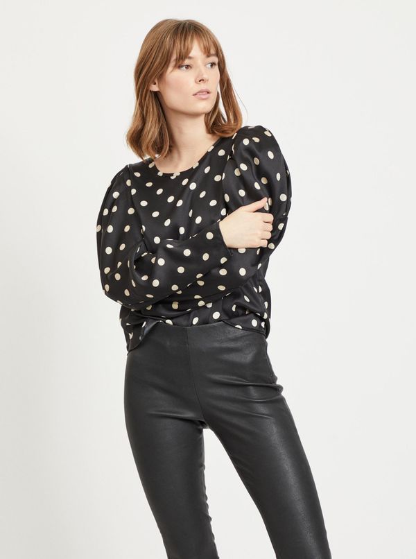 .OBJECT Black polka dot blouse . OBJECT-Victoria - Women