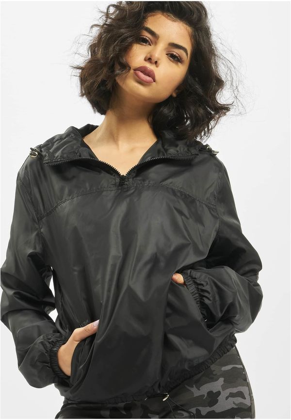 DEF Black Ramie Windbreaker