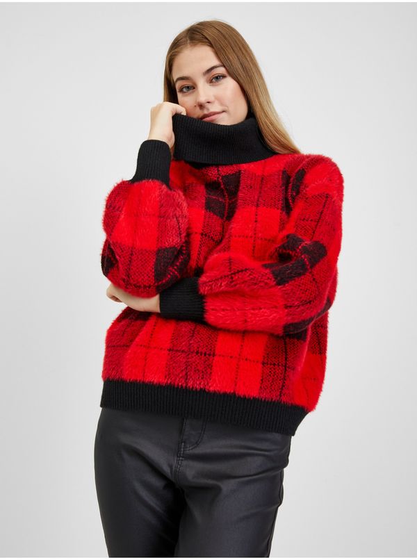 Orsay Black-red ladies checkered sweater ORSAY - Women
