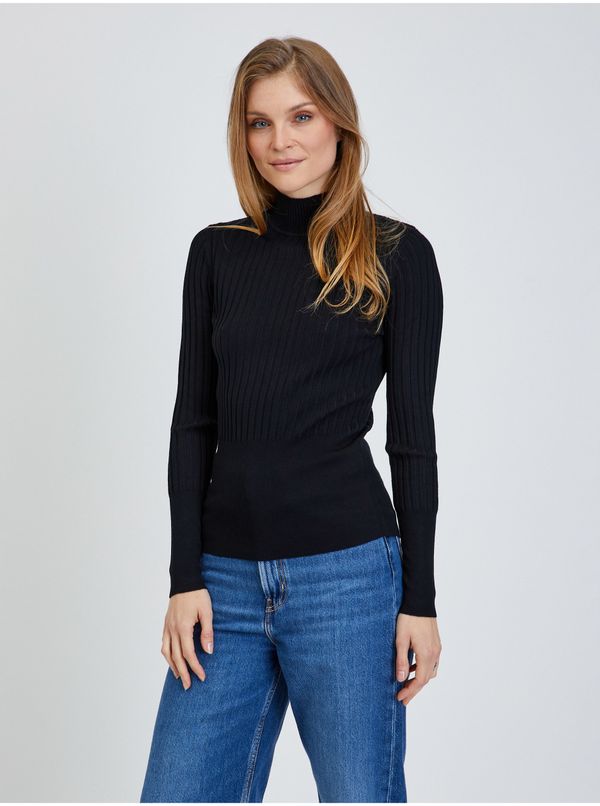 Orsay Black Ribbed Sweater ORSAY - Women