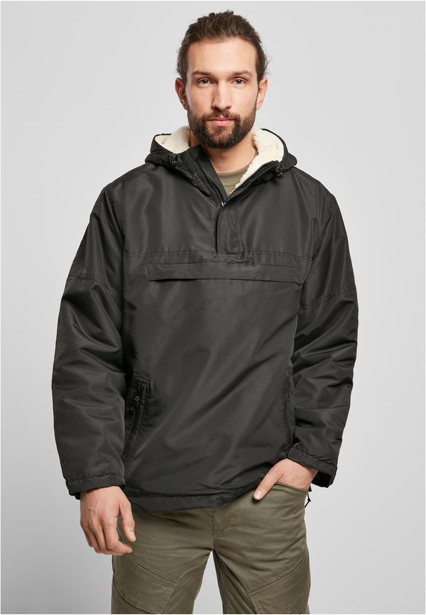 Brandit Black Sherpa windbreaker