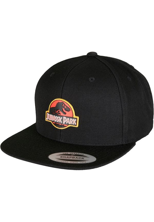 Merchcode Black Snapback with Jurassic Park logo