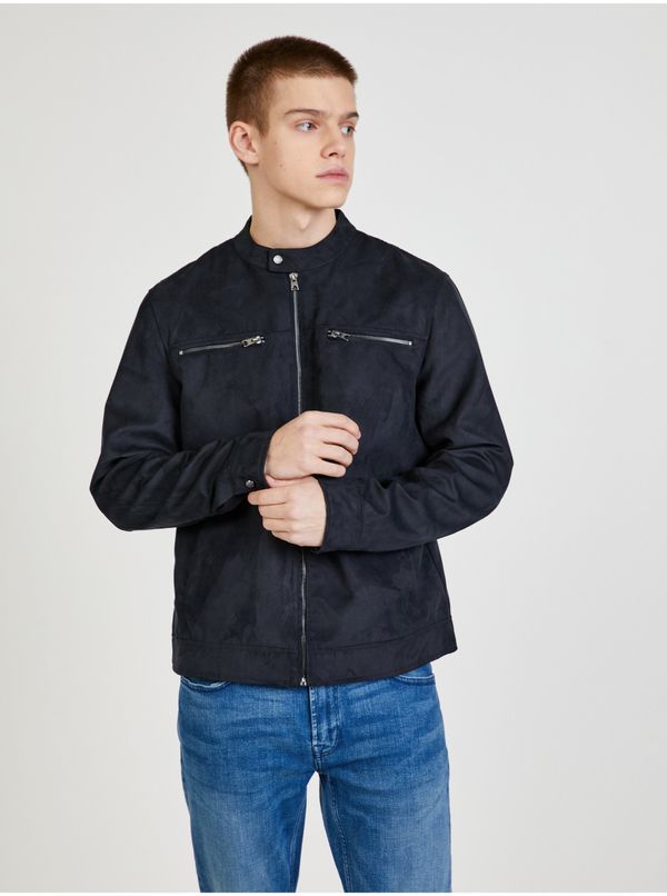 Only Black Suede Jacket ONLY & SONS Willow - Men