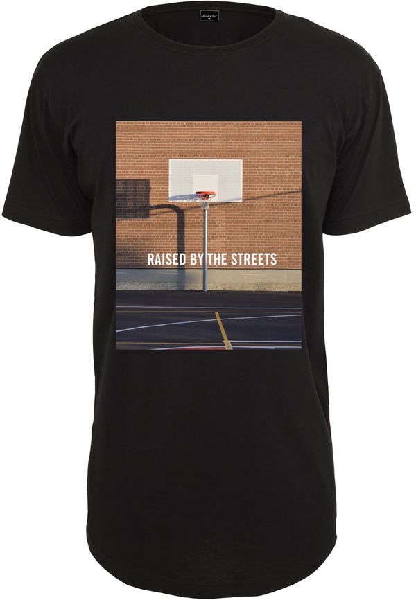 MT Men Black T-Shirt Raised By The Streets