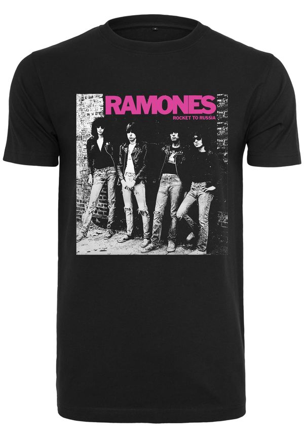 Merchcode Black T-shirt Ramones Wall