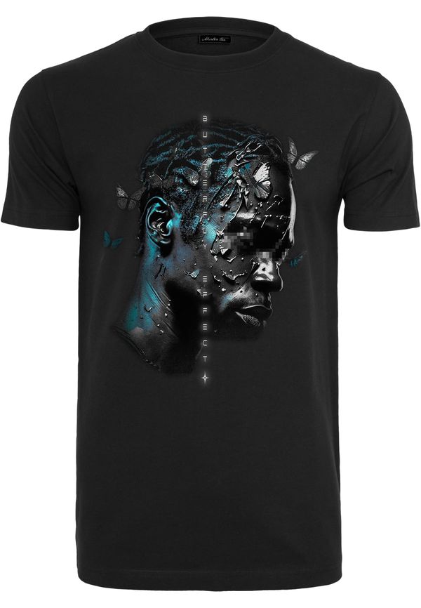 MT Men Black T-shirt with butterfly effect