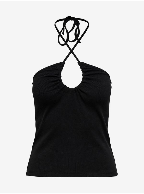 Only Black Tank Top with Exposed Shoulders ONLY Nessa - Women