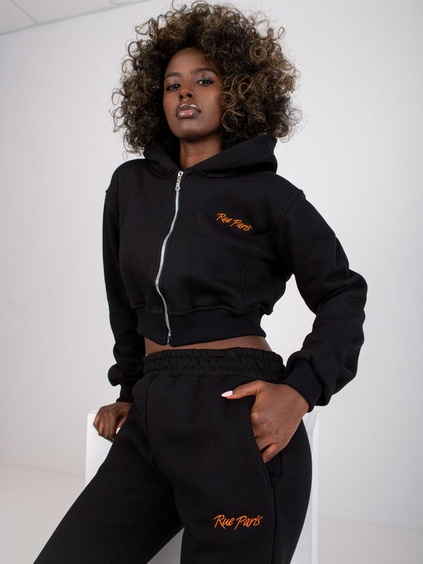 Fashionhunters Black tracksuit made of two pieces California RUE PARIS