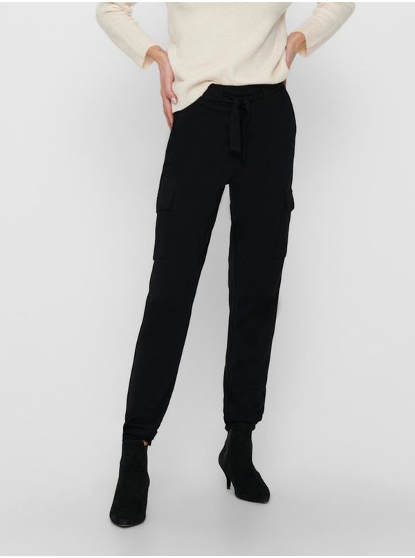 Only Black Trousers with Pockets ONLY-Poptrash - Women