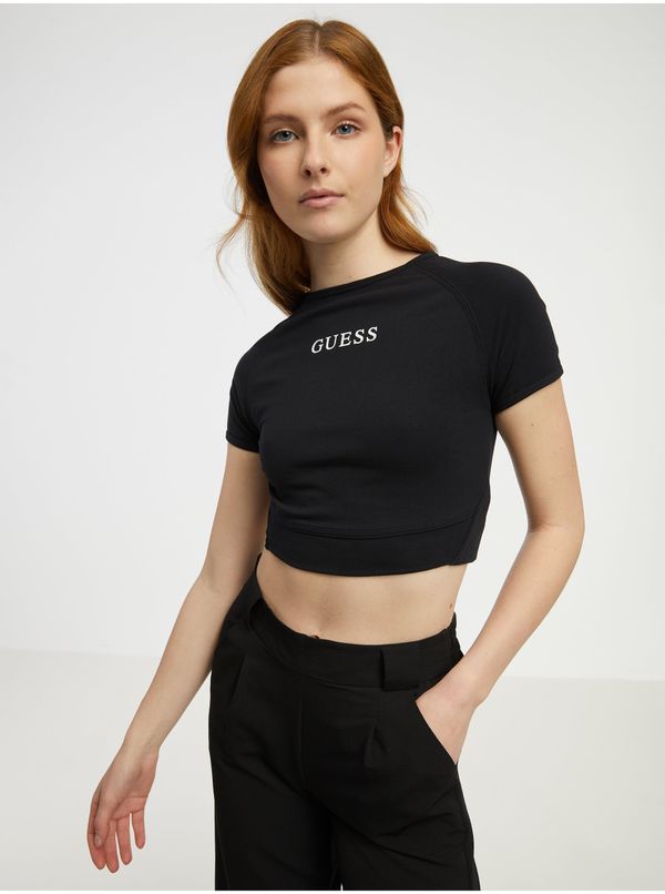 Guess Black Women Crop Top Guess Aline - Women