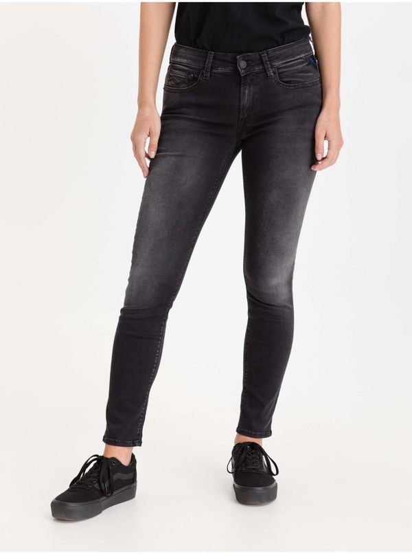 Replay Black Women Slim Fit Jeans Replay - Women