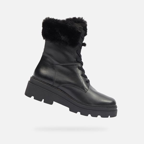 GEOX Black women's ankle boots Geox Felleny - Women's