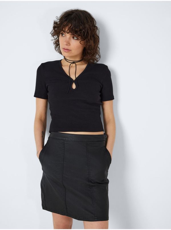 Noisy May Black Womens Basic T-Shirt Noisy May Maya - Women