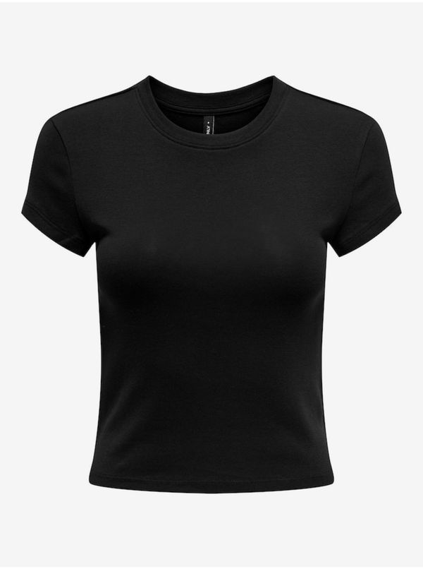 Only Black women's basic t-shirt ONLY Elina - Women