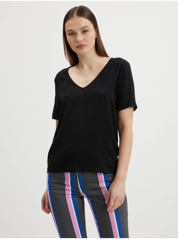 Vila Black women's basic t-shirt VILA Paya - Women's