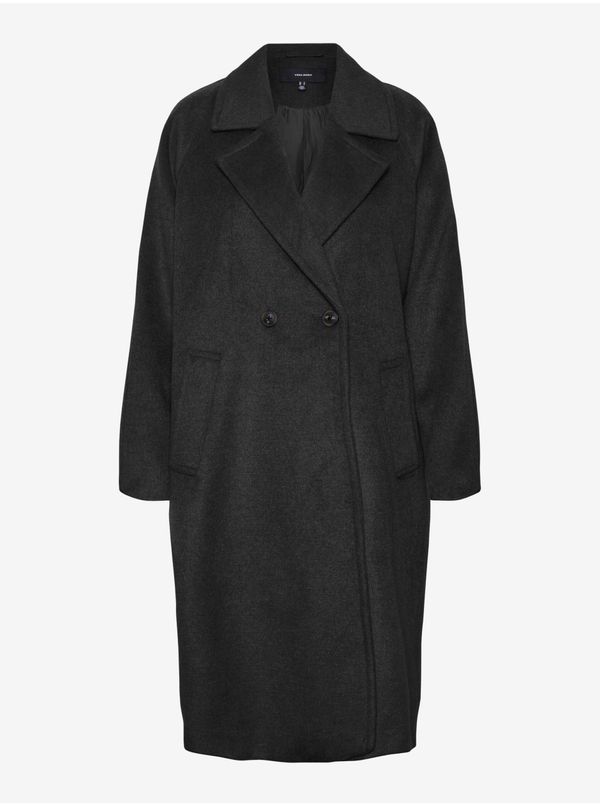Vero Moda Black women's coat with wool blend VERO MODA Hazel - Women