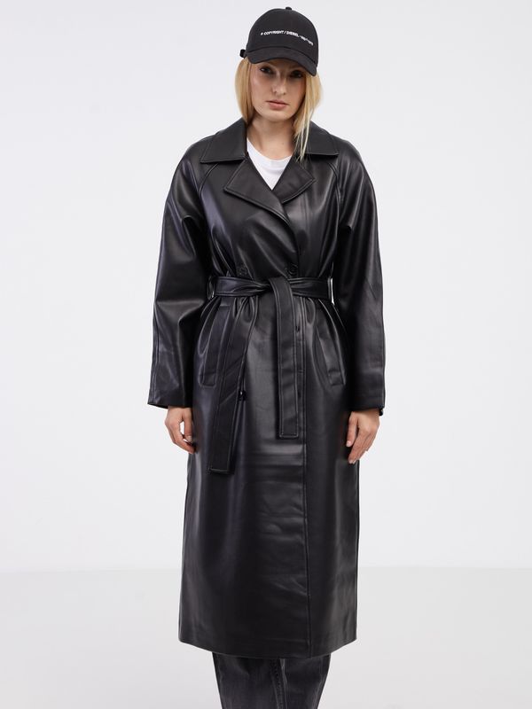 Only Black women's faux leather coat ONLY Sofia