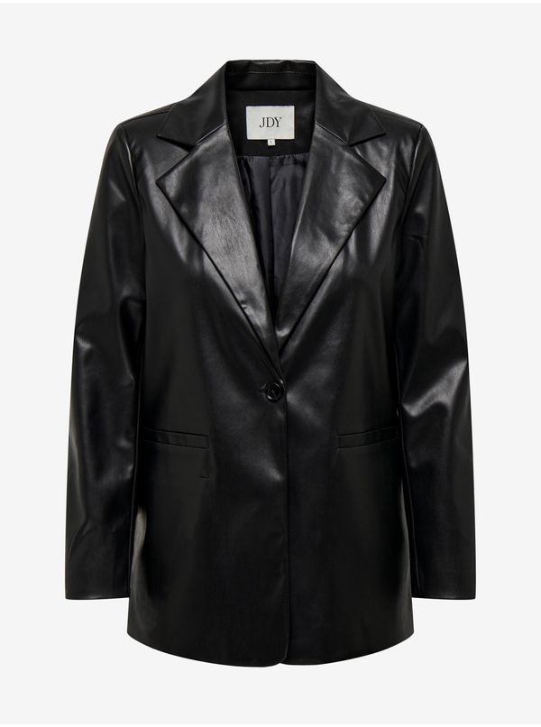 JDY Black women's faux leather jacket JDY Fox - Women