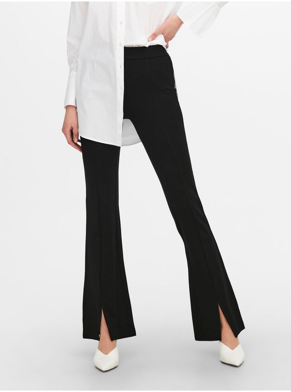 JDY Black women's flared fit trousers JDY Pretty - Women's