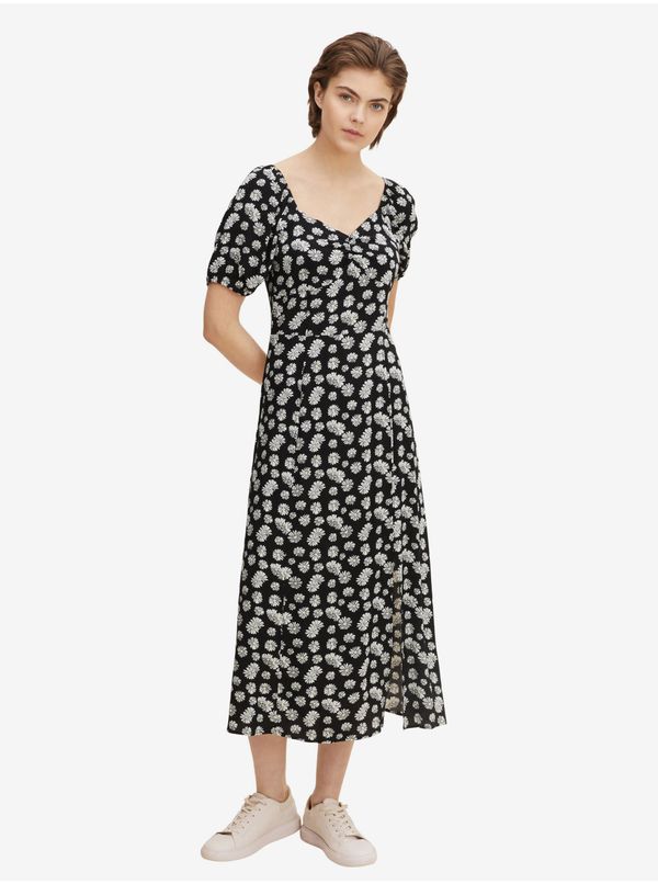 Tom Tailor Black women's floral midi dress Tom Tailor Denim - Women's
