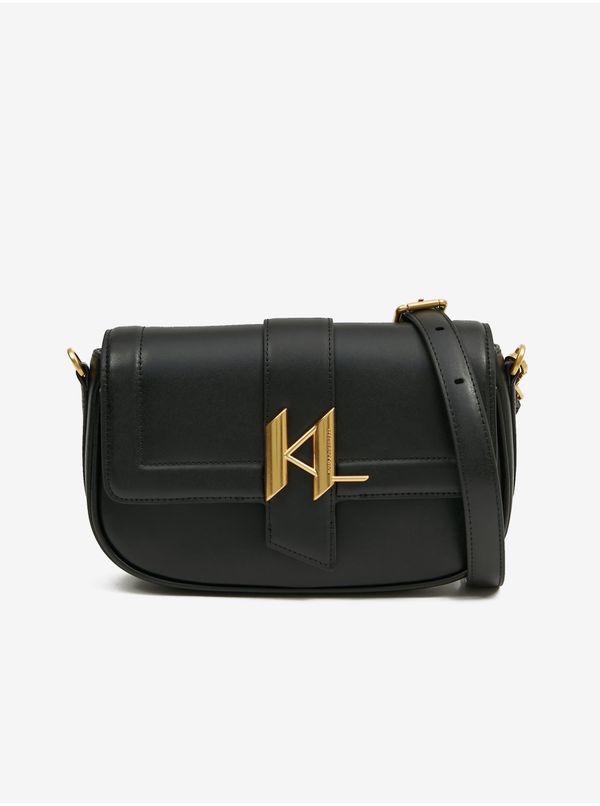 Karl Lagerfeld Black Women's Leather Crossbody Handbag KARL LAGERFELD Shooting Stars - Women