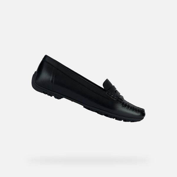 GEOX Black women's moccasins Geox Kosmopolis + Grip - Women's