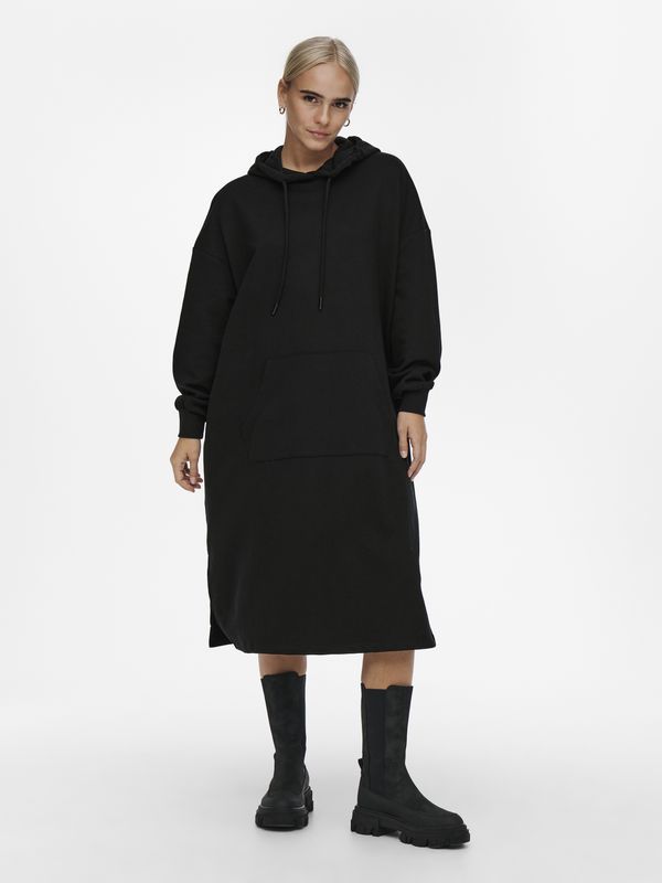 Only Black Women's Oversize Sweatshirt Dress ONLY Chelsea