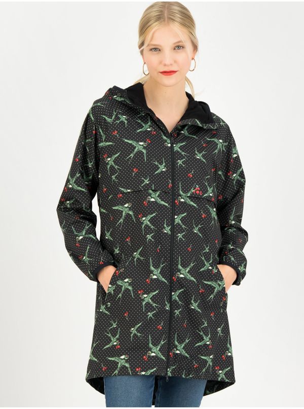 Blutsgeschwister Black women's patterned coat Blutsgeschwister - Women
