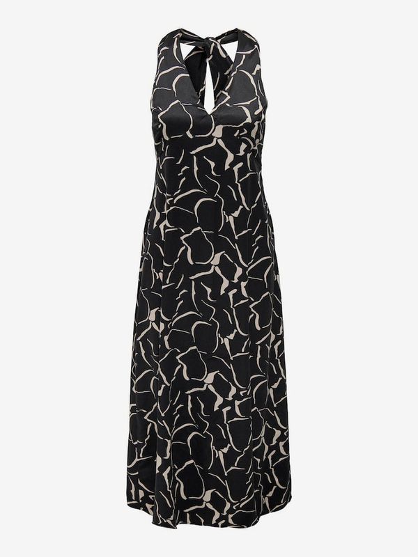 Only Black women's patterned midi dress ONLY Jane