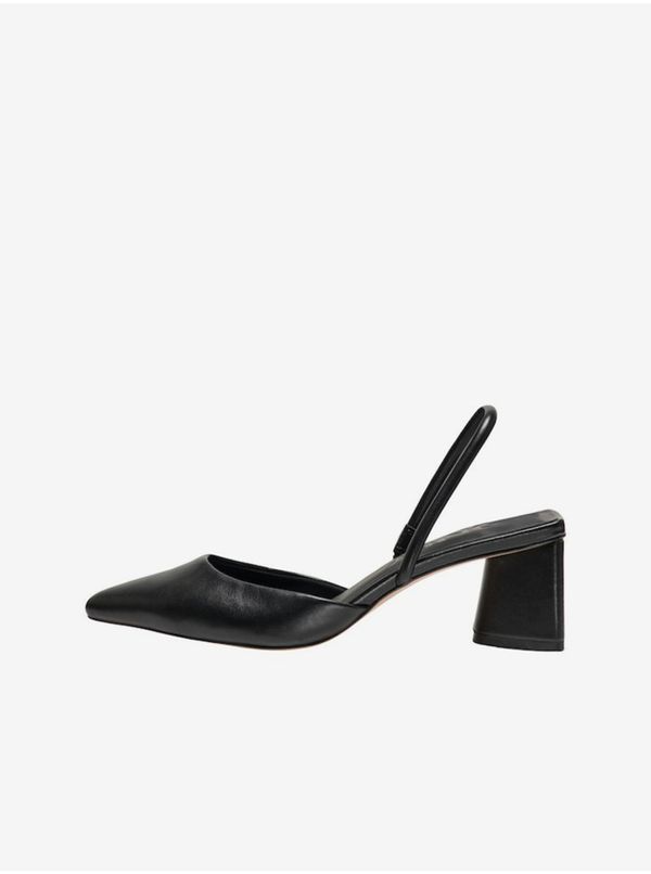 Only Black women's pumps with heels ONLY Cara-1 - Women
