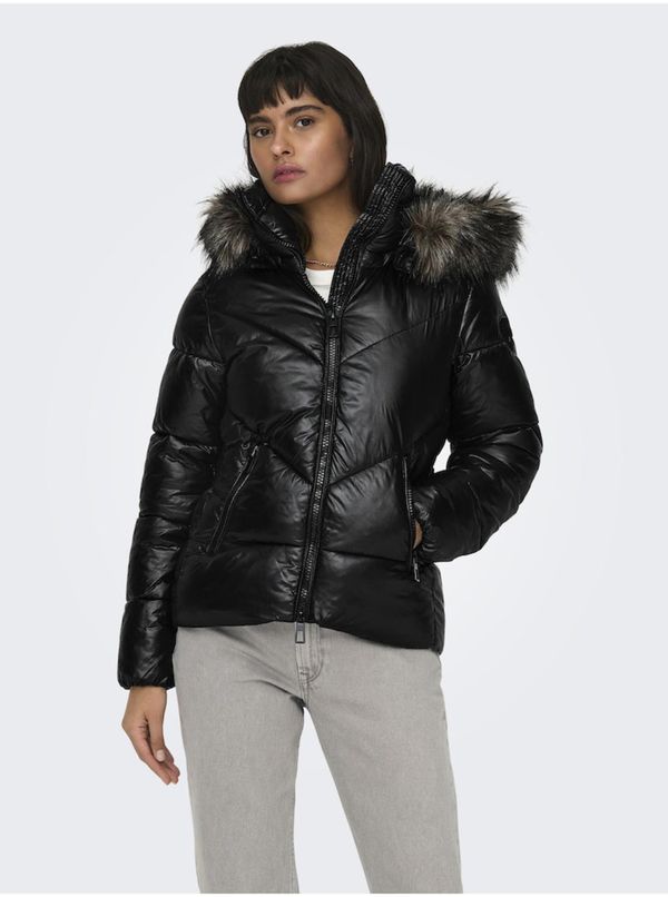 Only Black women's quilted jacket ONLY Fever - Women