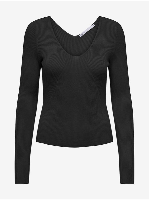 Only Black women's ribbed sweater ONLY Julie - Women