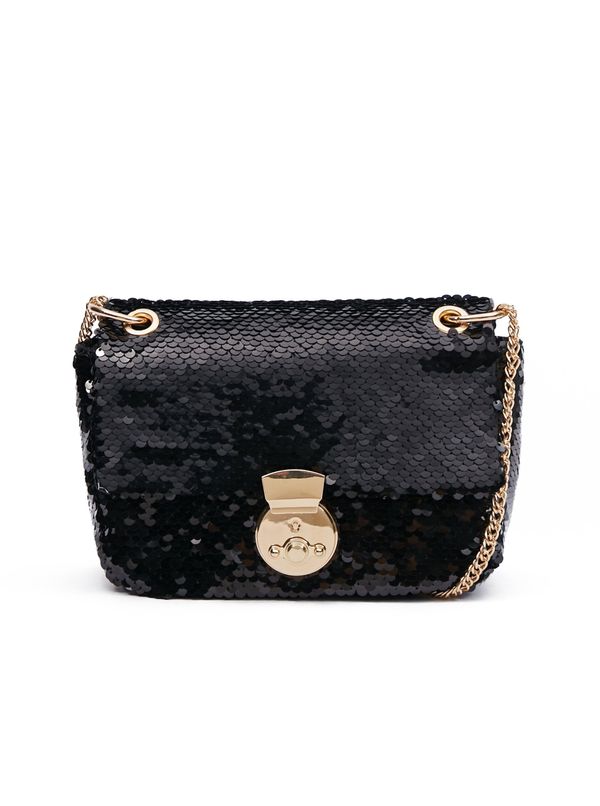 Orsay Black women's sequin handbag ORSAY