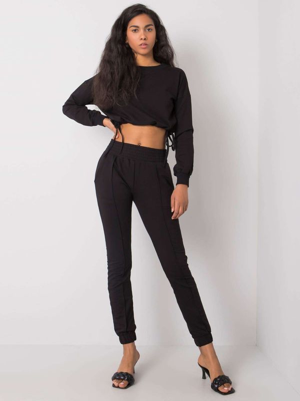 Fashionhunters Black women's set RUE PARIS