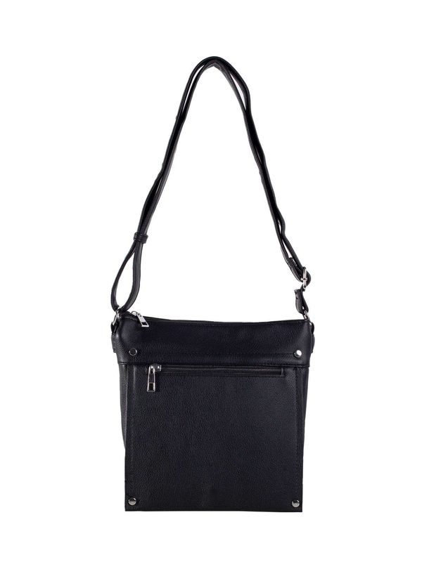 Fashionhunters Black women's shoulder bag made of eco-leather