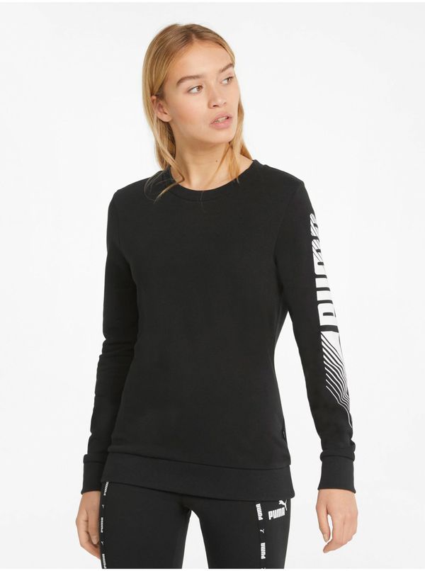 Puma Black Womens Sports Sweatshirt Puma - Women