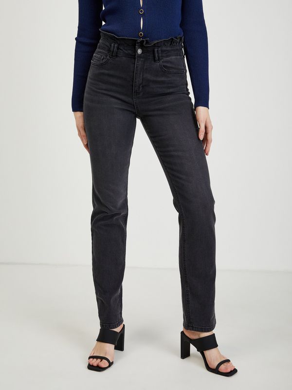 Orsay Black women's straight fit jeans ORSAY