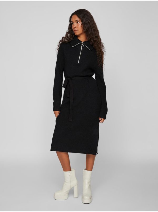 Vila Black women's sweater dress VILA Viril - Women's