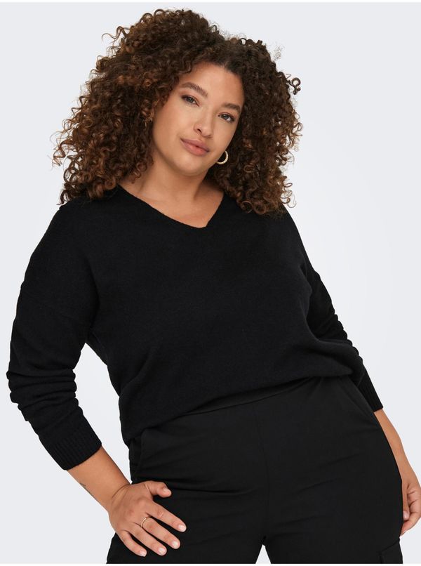 Only Black women's sweater ONLY CARMAKOMA Margareta - Women