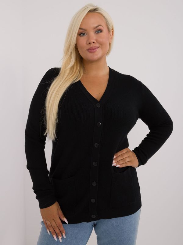 P-M Black women's sweater with neckline