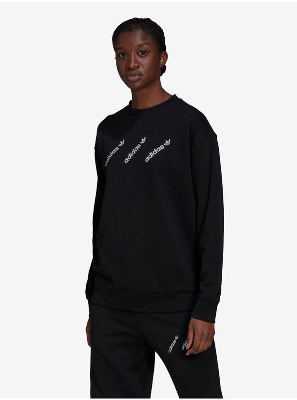 Adidas Black Womens Sweatshirt adidas Originals - Women