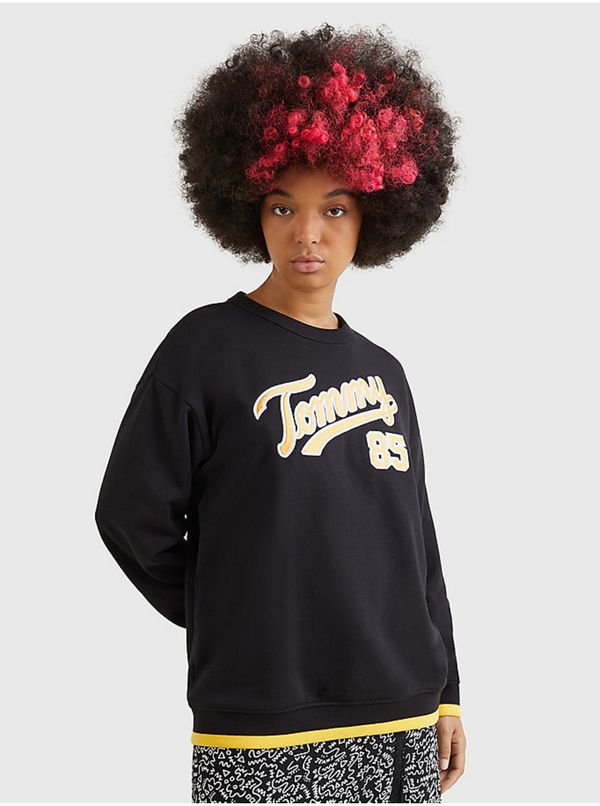 Tommy Hilfiger Black Womens Sweatshirt Tommy Jeans - Women