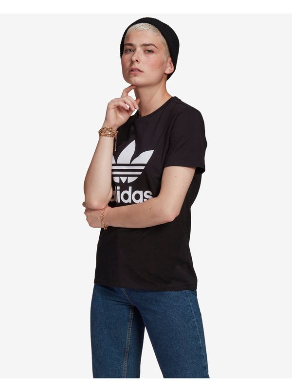Adidas Black Women's T-Shirt adidas Originals - Women