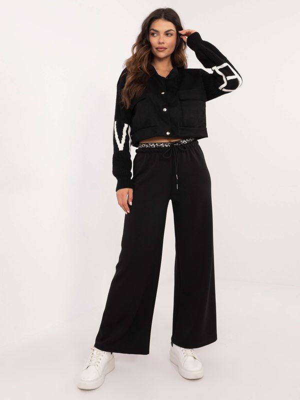 Fashionhunters Black women's trousers