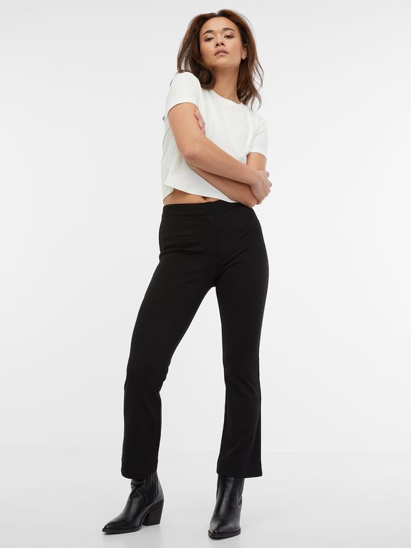 Orsay Black women's trousers ORSAY