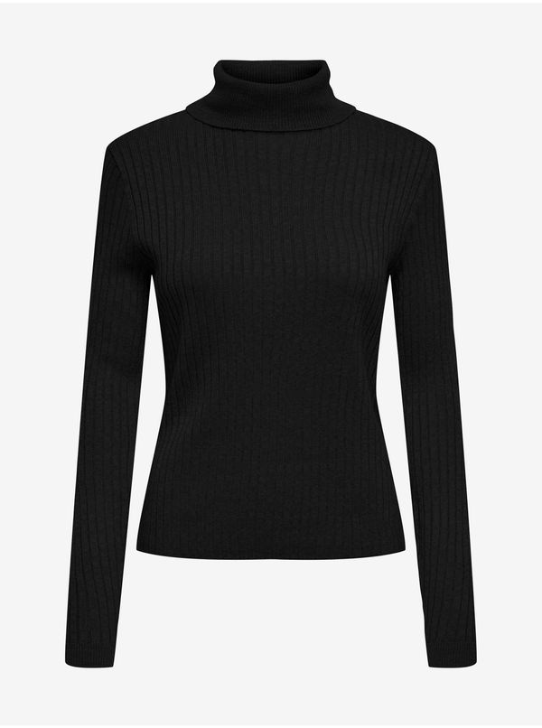 JDY Black women's turtleneck sweater JDY Novalee - Women