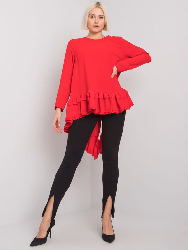 RUE PARIS Blouse-CHA-BZ-1801.47-red