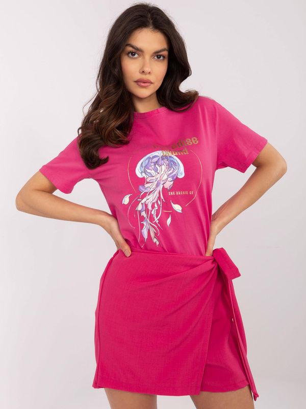 Calimera Blouse-CLM-BZ-0020.75-fuchsia